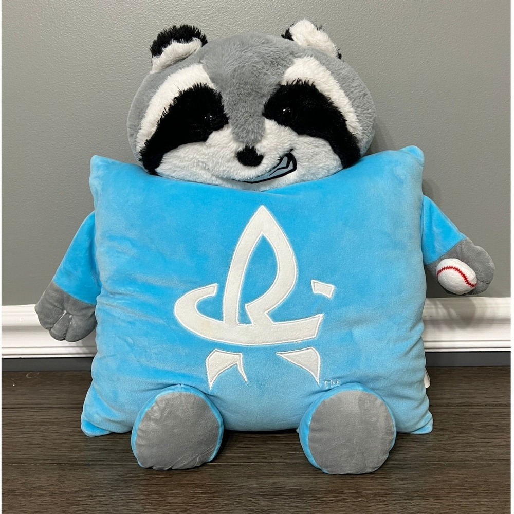 Rocket City Trash Pandas Sprocket Mascot Cuddle Buddy Pillow Plush Toy FOCO 18in